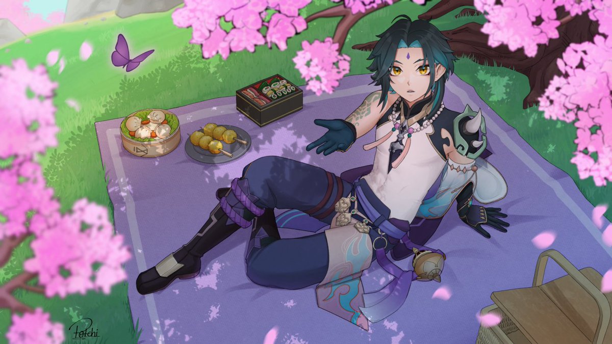 MissPotchi's tweet image. An invitation from Xiao
#GenshinImpact  #原神