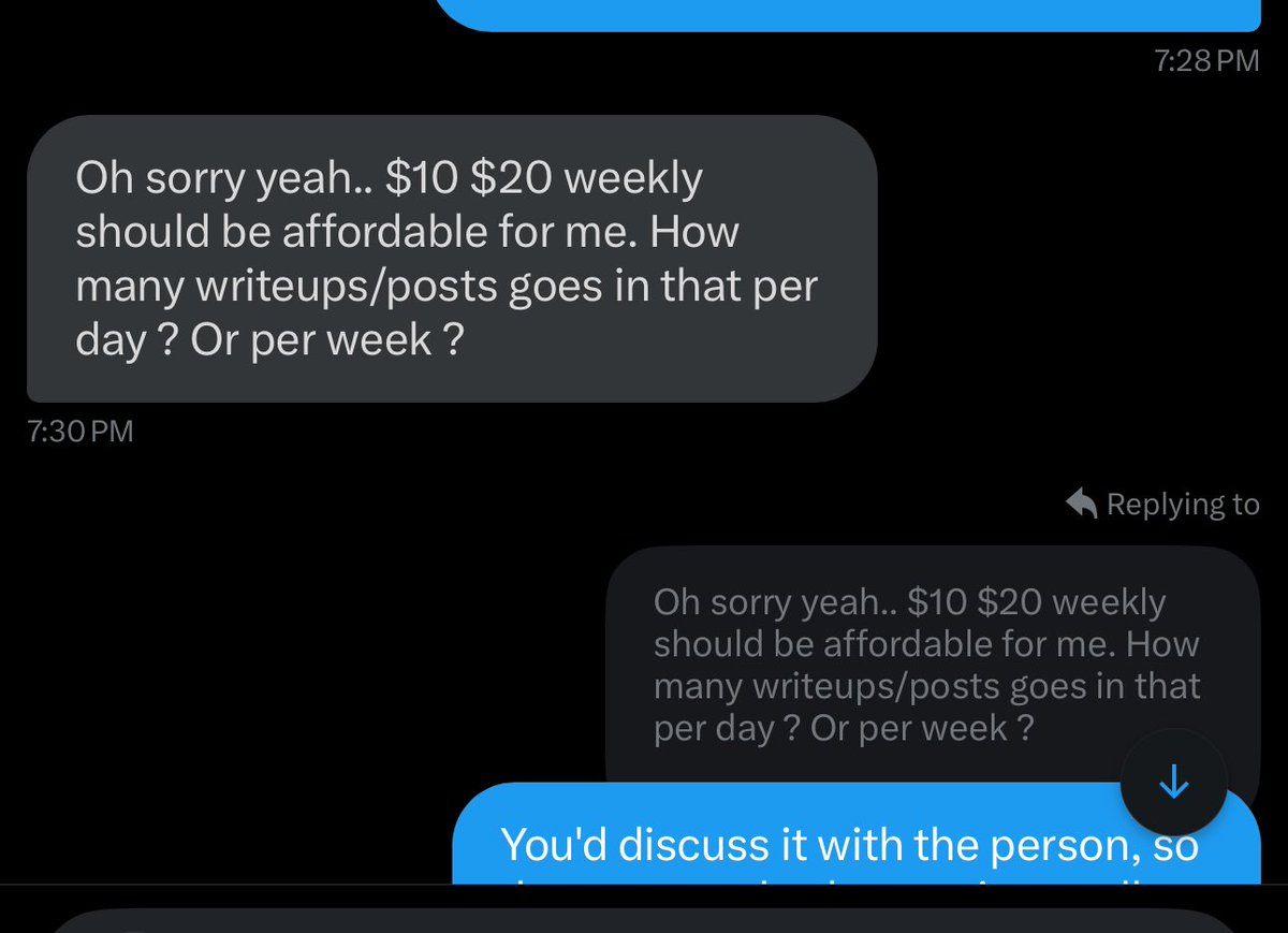 TeaonaX's tweet image. Hiring!!!

I need just 1 ghost writer ASAP

Pay: $20/week

I’ll lock comments in 30mins to 1 hour 

Will carefully pick just one good person 
After checking your pages 

Thanks in advance.

❤and 🔄 for better reach.