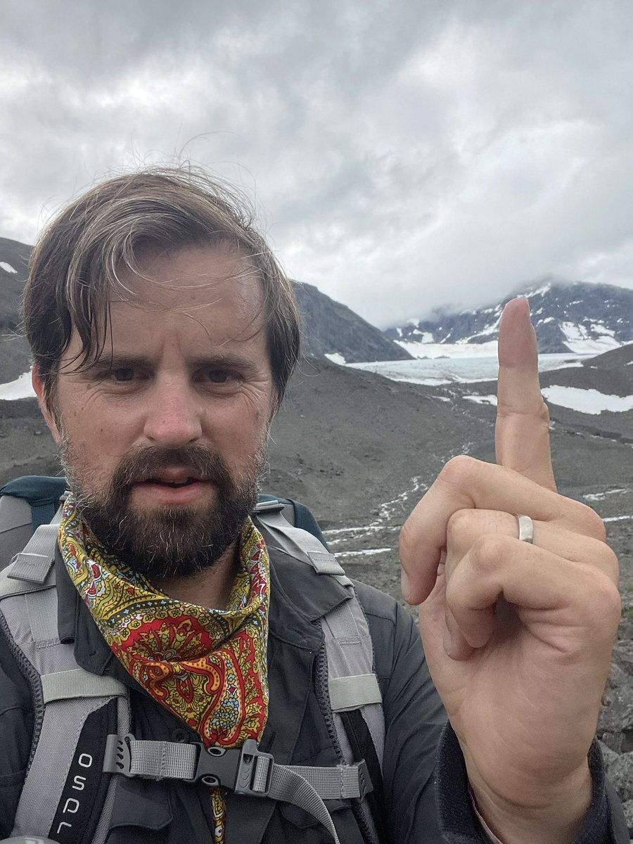 Där uppe var jag igår. Och det var fett jobbigt. #kebnekajse