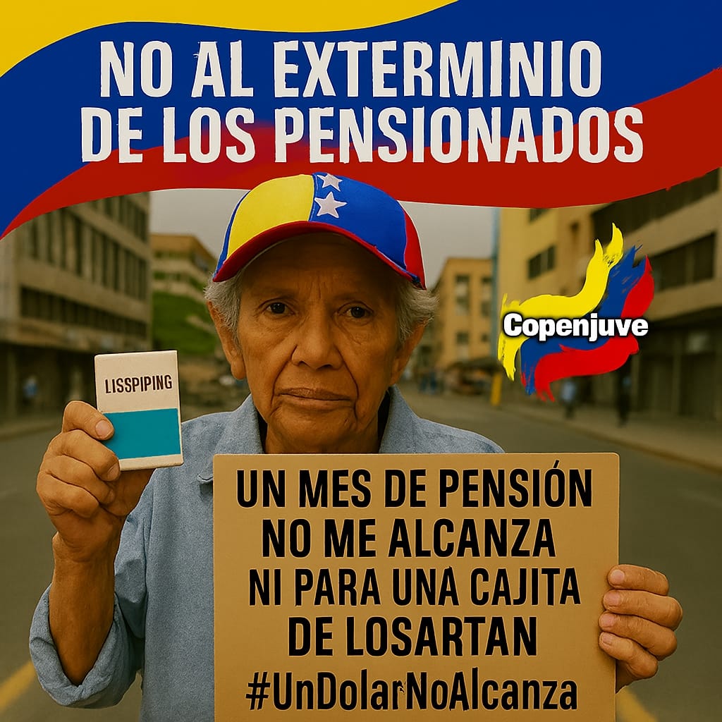 Leamos el artículo 80 de la Constitución Nacional. Es pura letra muerta. Las élites político/económicas que gobiernan, exterminan silenciosamente a los ancianos.

Únete a la campaña: ¡Basta de represión y explotación laboral!
#UnDolarNoAlcanza
#SubanLaPensionYa