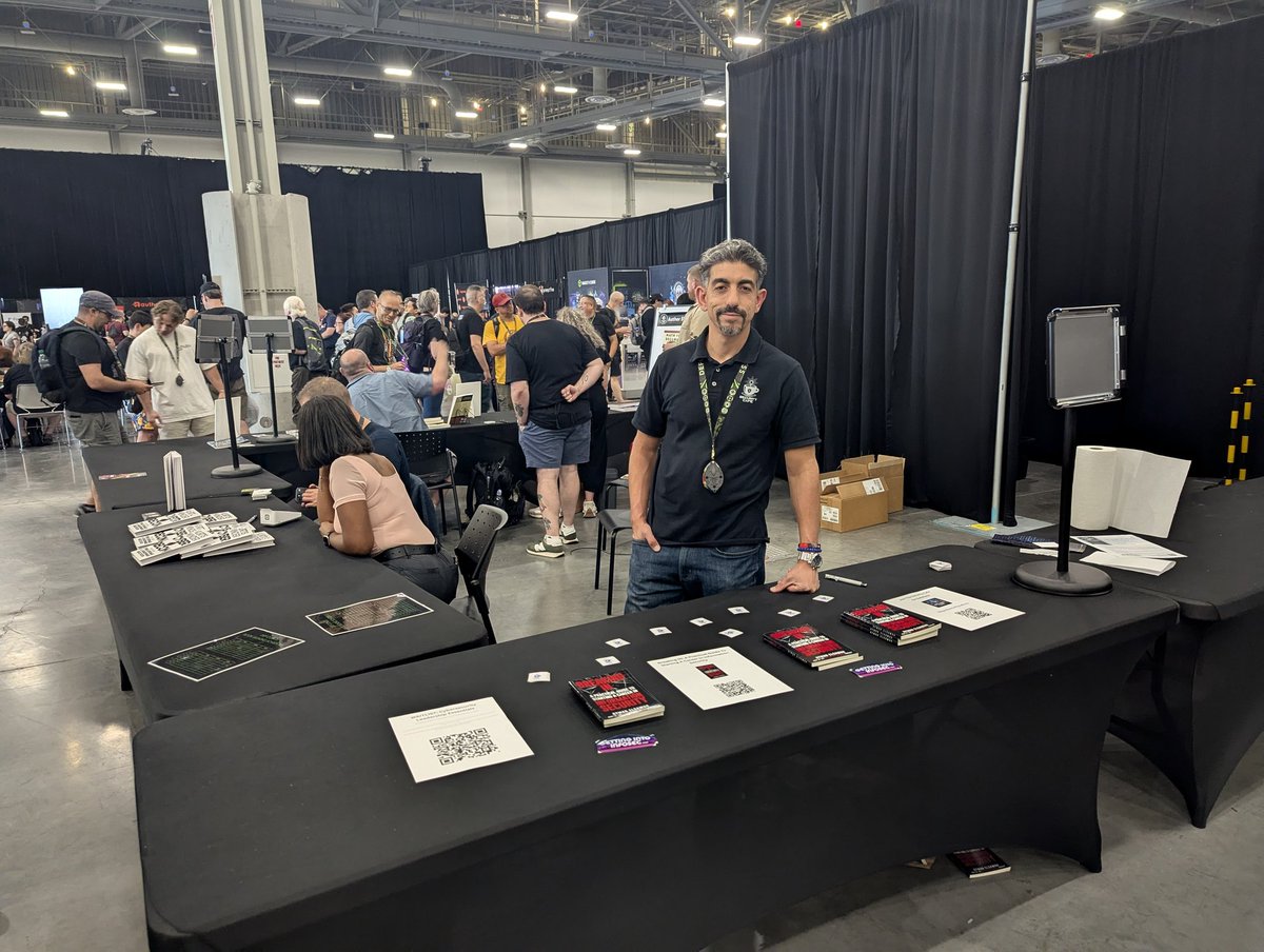 Day 2 of Author Signing today! Come by at the Vendor area near the front at 4pm! Giving away stickers 😁 ☕
#defcon #defcon33