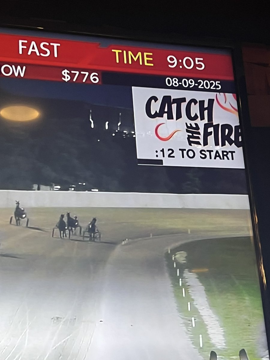 Gabe Prewitt (@gabe_prewitt) on Twitter photo Just noticed the ‘Catch The Fire’ countdown clock at Scioto ….   Too bad the Pomp isn’t still around we could’ve added the ‘Command The Fire’ countdown clock… just to honor the 🐐 who was the only horse to ever win a race and refuse to leave the track Just noticed the ‘Catch The Fire’ countdown clock at Scioto ….   Too bad the Pomp isn’t still around we could’ve added the ‘Command The Fire’ countdown clock… just to honor the 🐐 who was the only horse to ever win a race and refuse to leave the track
