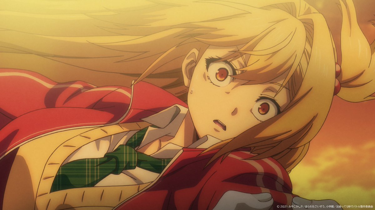 dea5_anime's tweet photo. /
📢大変お待たせ致しました!
\
アニメ「 #出会って5秒でバトル 」本日より配信再開!
5️⃣4️⃣3️⃣2️⃣1️⃣ー
頭脳派能力バトルSTART―
もう一度、啓達の能力バトルの世界をぜひお楽しみ下さい🎞️
配信サービスの詳細はここから👇️
https://t.co/UsPGLuoNip
#であ5 #dea5 #マンガワン https://t.co/tM5TNJZZZg