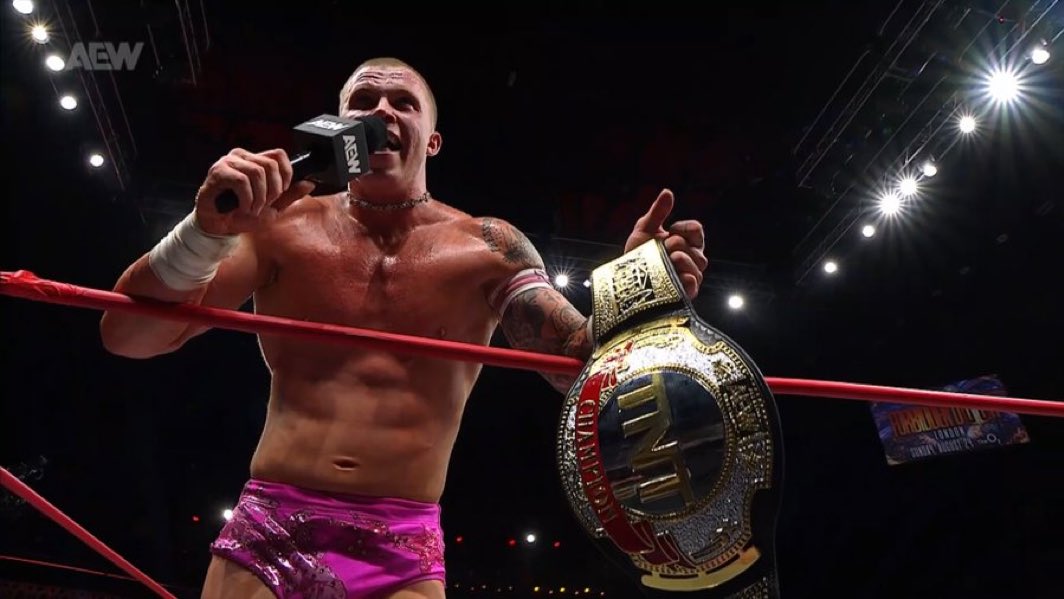 WrestlePurists's tweet image. Kyle Fletcher demands New Japan send their best to challenge him at Forbidden Door for the TNT Championship!
Who’s it going to be? 🤔
#AEWCollision