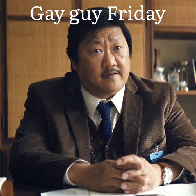 Actual gay guy Friday-