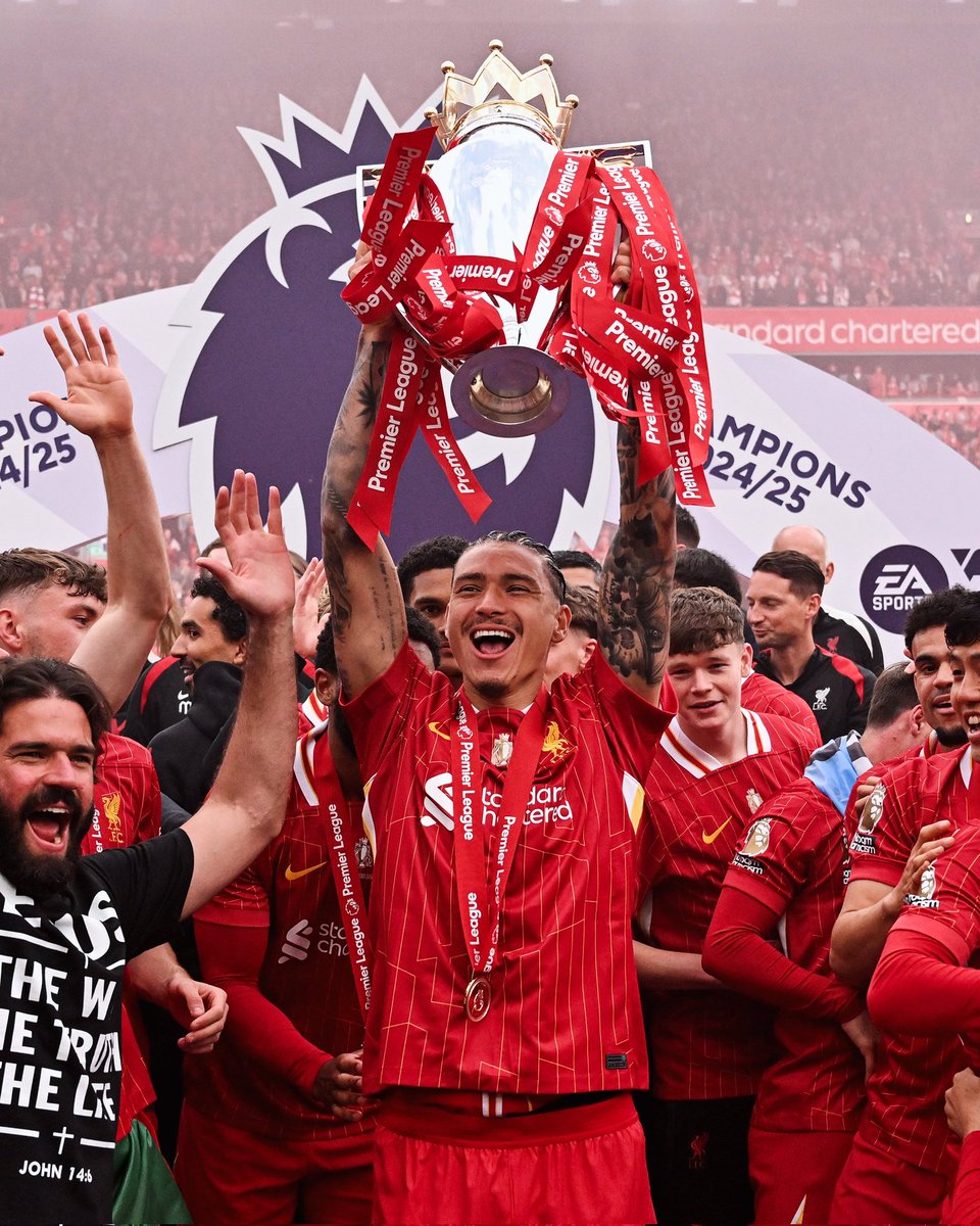 Se termina un capítulo bastante peculiar pero con un final feliz 

Darwin Nuñez se va del Liverpool como campeón de Premier League 

Mucha suerte en Arabia!