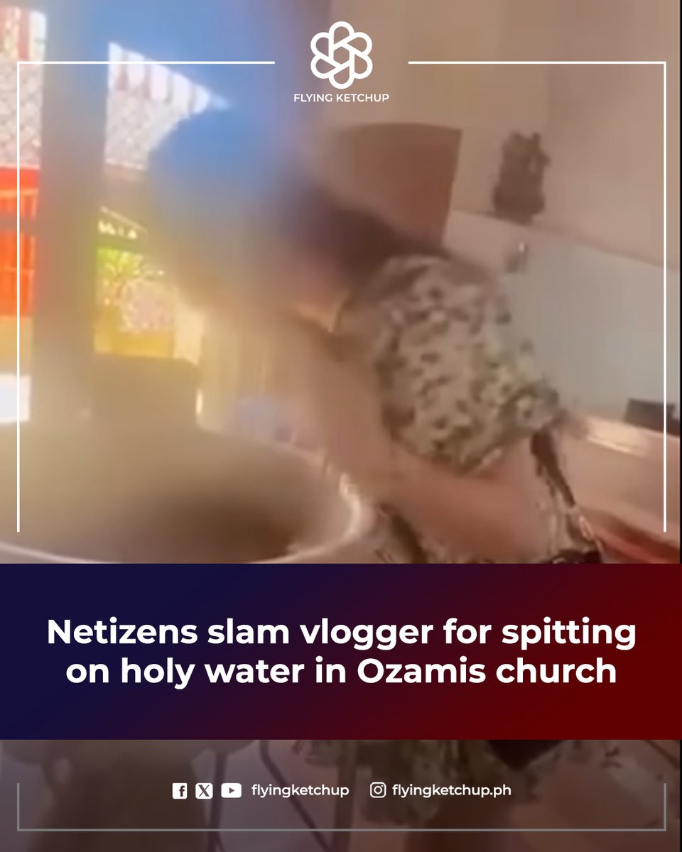 Archbishop in Misamis Occidental closes church indefinitely amid spitting issue.

FULL STORY: tinyurl.com/24bs67mp

#FlyingKetchup