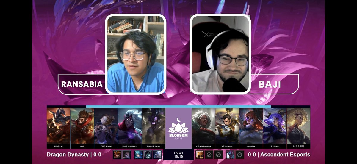 ¡YA ENVIVO! 

🔥Alto duo <a href="/Ransabia_xD/">Ransabia</a> / @Bajiibb 🔥

🟣VAYAN AL STREAM DE LA <a href="/BlossomLeague/">Blossom League</a> 🟣