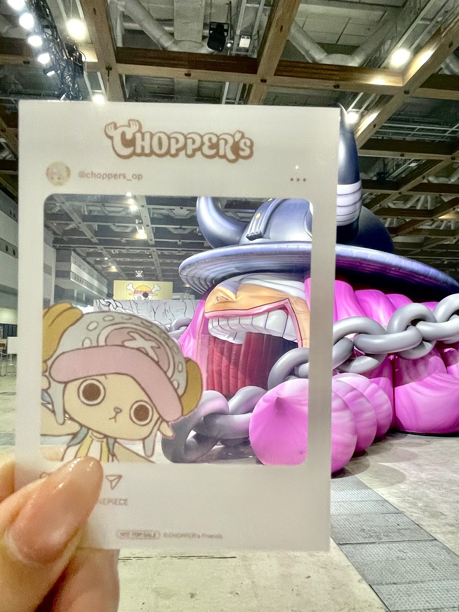 Eiichiro_Staff's tweet photo. 【ONE PIECE DAY'25開催中🏴‍☠️】

ONE PIECE BASE SHOPブースで
CHOPPER'sのSNSアカウント
フォロワー様に限定クリアフォトカードと
絆創膏を配布しております💨

今のうちに @choppers_op をフォロー！
お子様には無条件で差し上げます🎁

#ONEPIECE
#CHOPPERS_ONEPIECE
#ONEPIECEDAY https://t.co/PeWOcpZb81