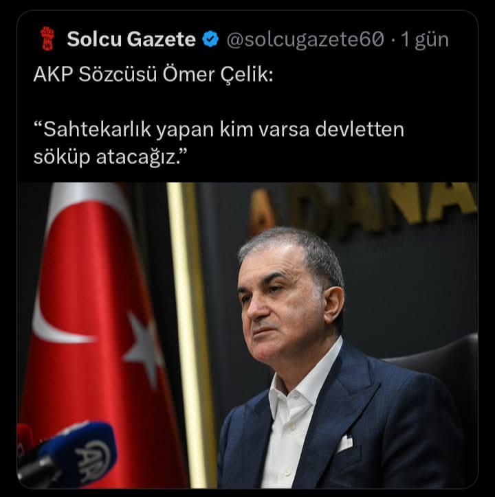 En tepeden en alta bütün koltuklar boşalacak yani... İsmet Paşa'nin dediğini diyelim em hafif ifadeyle: hadi canim sen de...