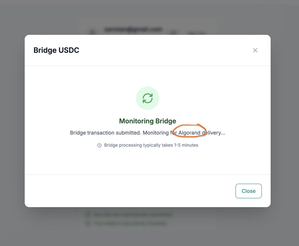 xarmian's tweet photo. If you could buy $USDC with your Debit card (or 🍎 Pay) and choose to send it straight to your @Algorand OR @Voi_Net account.. would that be useful? #CrossChainCollab #CodeNYC https://t.co/nK4u0wF9qk