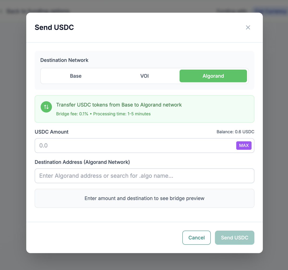 If you could buy $USDC with your Debit card (or 🍎 Pay) and choose to send it straight to your <a href="/Algorand/">Algorand Technologies</a> OR <a href="/Voi_Net/">Voi Network</a>  account.. would that be useful? #CrossChainCollab #CodeNYC