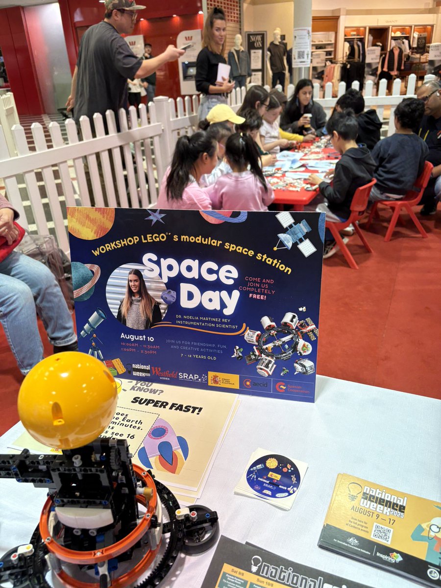 #nationalscienceweek is here! Thanks to Dr Noelia M Rey we’re learning about solar system and space instrumentation 🚀 <a href="/srap_ieap/">SRAP-IEAP</a> #westfield Woden