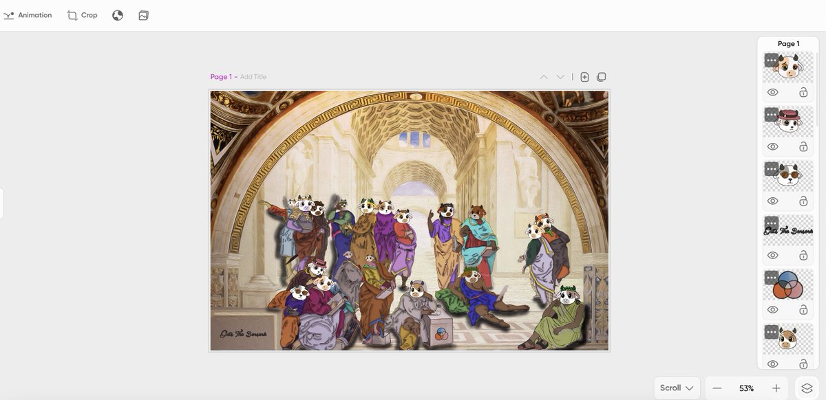 Guts The Berserk (Ø,G) (@satoshielder) on Twitter photo They had Plato and Aristotle.
We have <a href="/lamumudotxyz/">Lamumudotxyz</a> and… more Lamumus. 🐮
Presenting Scuola di Lamumu, the Lamumu School of thought, art, and pure NFT culture.
A legendary twist on the iconic Scuola di Atene.
Art, culture, and a herd of creativity! They had Plato and Aristotle.
We have <a href="/lamumudotxyz/">Lamumudotxyz</a> and… more Lamumus. 🐮
Presenting Scuola di Lamumu, the Lamumu School of thought, art, and pure NFT culture.
A legendary twist on the iconic Scuola di Atene.
Art, culture, and a herd of creativity!
