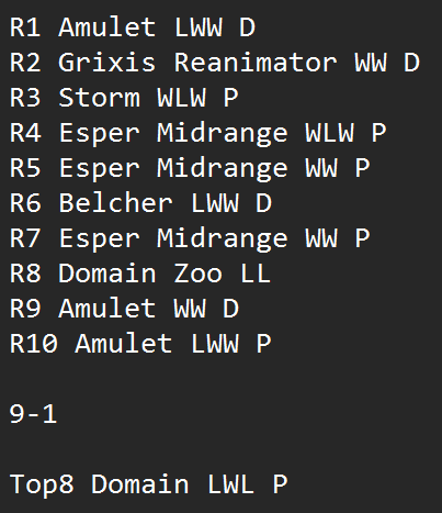 _Joseba_ (@joseba_mtgo) on Twitter photo Top8'd Modern Showcase with UR Cori, took ideas from <a href="/MatFerVaz/">Mateo Ferreira (TheManLand)</a> and added some random mines aswell.
Lost to Domain twice, apparently anyone can win with that deck throwing cards at random, tilted losing against someone that SB'd in Pyroclasm against me, at least I made Top8 🤬 Top8'd Modern Showcase with UR Cori, took ideas from <a href="/MatFerVaz/">Mateo Ferreira (TheManLand)</a> and added some random mines aswell.
Lost to Domain twice, apparently anyone can win with that deck throwing cards at random, tilted losing against someone that SB'd in Pyroclasm against me, at least I made Top8 🤬