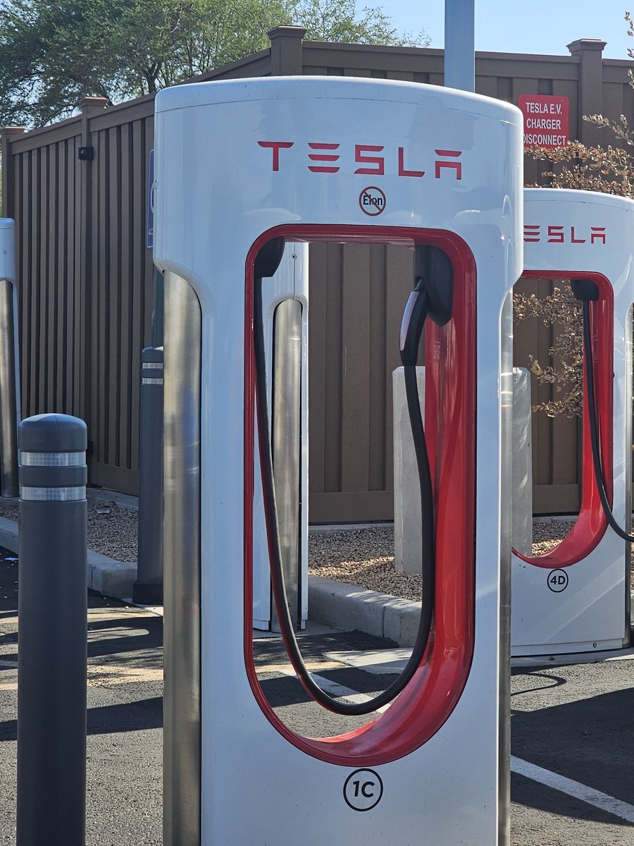 I charged my Ford Mustang Mach E at a Tesla charging station with my adapter and they did not hide how they felt about @ElonMusk! BTW faster snd cheaper than Electricfy America!