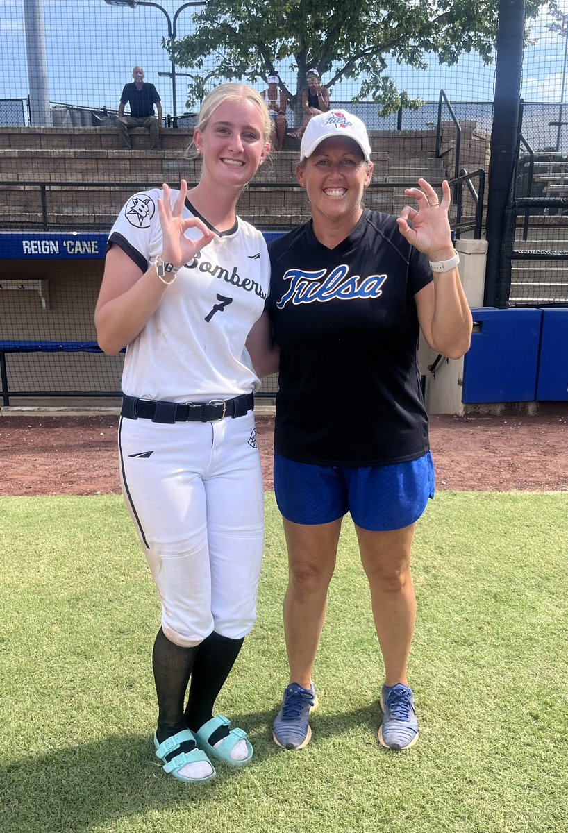 I had a great day at <a href="/TulsaSoftball/">Tulsa Softball</a> camp. Thanks <a href="/Strimp25/">Crissy Strimple</a> and staff for the invite! I really enjoyed the camp and learning about the program.