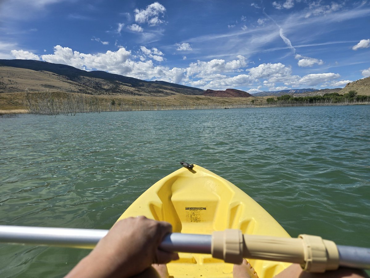 Nice hike this morning and a lil' kayaking and paddleboarding this afternoon.  Beautiful day!