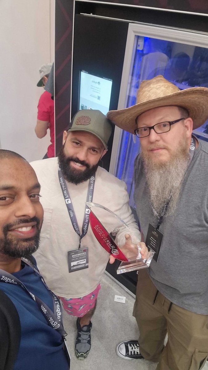 ₳nt (@anthony_bloom_) on Twitter photo Best Activation award at <a href="/RareEvo/">Rare Evo: A Blockchain Event</a>. The <a href="/DripDropz_io/">💧DripDropz</a> team knows how to throw down. The Hydra vending machine was such a fun build. Until the next event 🫡 Best Activation award at <a href="/RareEvo/">Rare Evo: A Blockchain Event</a>. The <a href="/DripDropz_io/">💧DripDropz</a> team knows how to throw down. The Hydra vending machine was such a fun build. Until the next event 🫡
