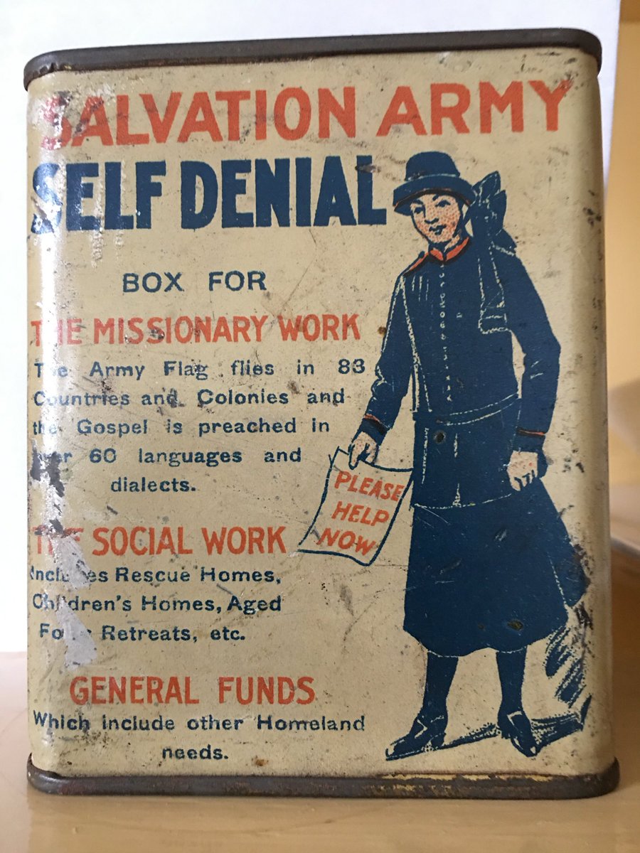 CLAN_AU's tweet photo. Hi Clannie’s & Supporters
Please can you keep an eye out for this #SalvationArmy #moneybox for the
Australian Orphanage Museum
Note the wording
Children’s Homes
#selfdenial #Salvos #TSA #Sallies https://t.co/vAAGU1Q9AN