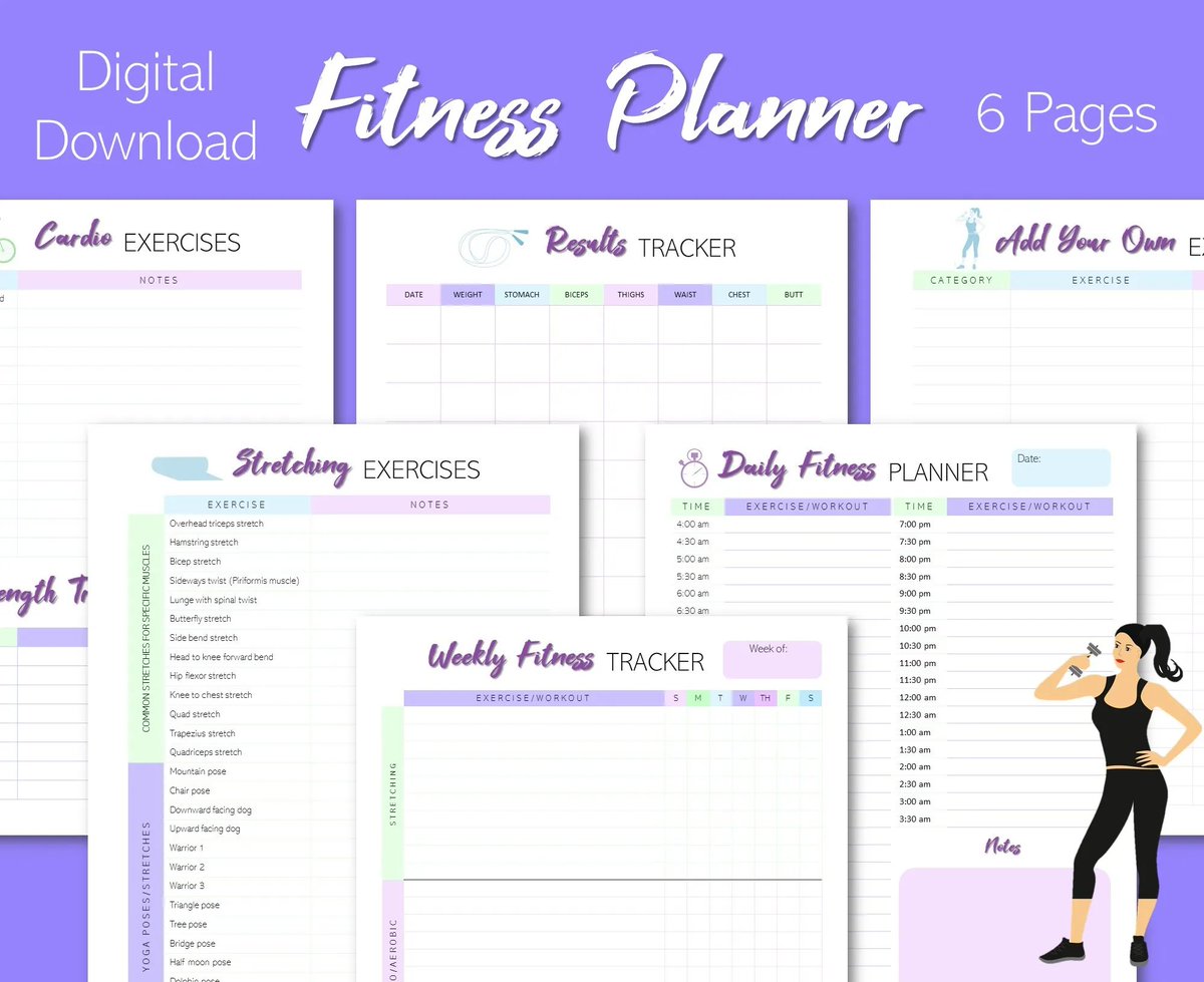 Holistic_Guide's tweet image. Start your exercise plan with this fitness planner printable. This exercise planner will guide you through strength training exercises, stretching exercises, and cardio exercises. 

holisticlifestyleguide.com/fitness-planne…

#FitnessPlanner #ExercisePlanner #ExerciseInspiration