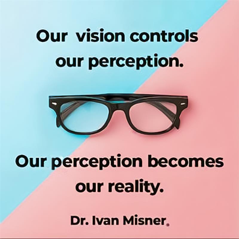 Set a Vision That Makes a Difference  
Our vision controls our perception; our perception becomes our reality. Set a vision that makes a difference to the people around you. Then hold the vision, NOT the obstacles. tinyurl.com/3wzjpmz6