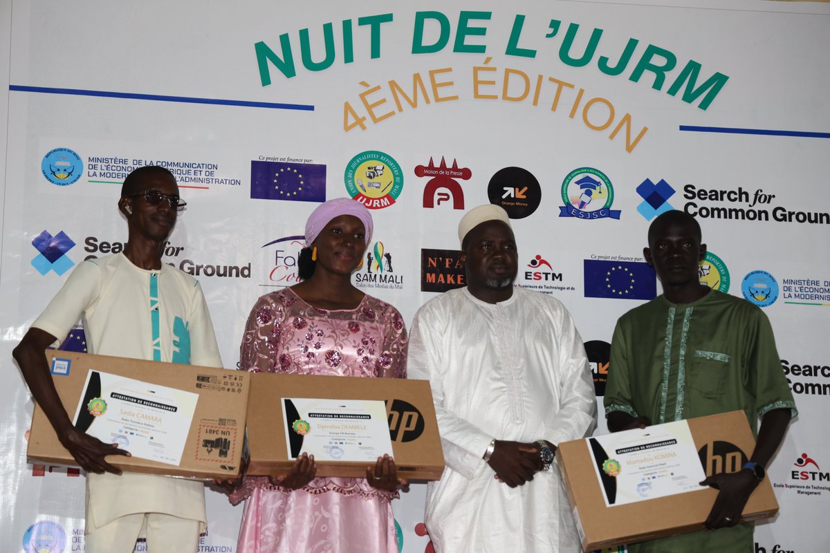 Avec l’appui 🇪🇺, Search For Common Ground Mali a accompagné la 4ᵉ Nuit de l’UJRM consacrée à la lutte contre la désinformation.
Un engagement fort pour une information fiable, au service de la paix et de la cohésion sociale. ✌️
#maaranikounafoni #lafiainmali #noussommeslapaix