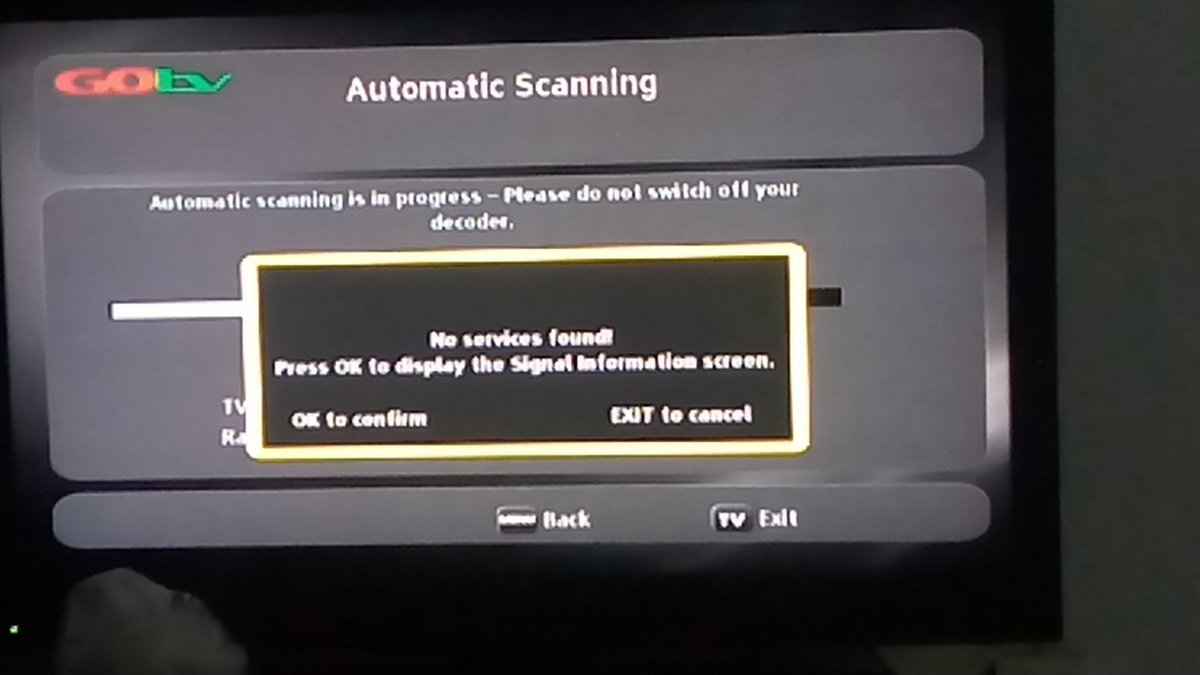 reallagosian's tweet photo. Hi @GOtvNg this is what has been showing for the past 2days now.
I've spoken to customer service and they said nothing is wrong..@GOtvNg https://t.co/KnJV0ehZlG