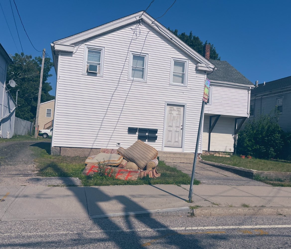 I mean, c’mon, am I being punk’d? Luxurious couch?  Free?!?  GTFOOH! 🛋️🤮