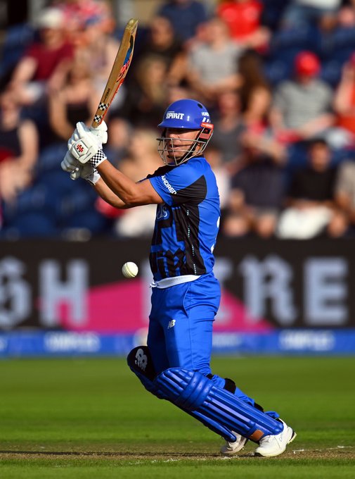 David Warner of London Spirit bats during the The Hundred
©ECB Images