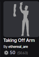 ethereal5669's tweet image. i made my first UGC emote twitter wont let me leave the link but here it is #ROBLOX #RobloxDev #robloxanimation