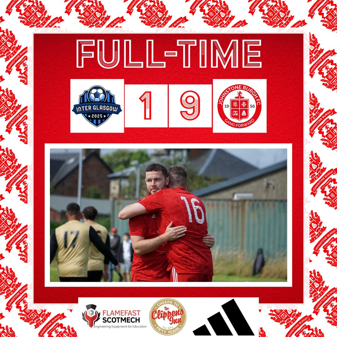 JBurghAFC's tweet photo. FT: A perfect start to the league campaign with goals coming from all over the park 🇦🇹

Trialist ⚽️⚽️⚽️
Jordan Carnochan ⚽️
Gregor Munro ⚽️
Steven Wright ⚽️
Chrissy Miller ⚽️
Trialist ⚽️
O.G ⚽️

MOTM - McCrorie https://t.co/Yda20MB3rq