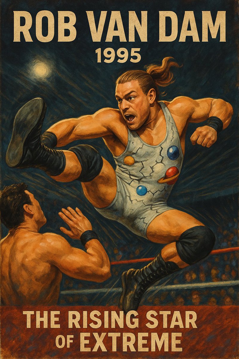TheMessiahOmen's tweet image. The first part of my @TherealRVD evolution series.

#RVD #RobVanDam #ECW #WWE