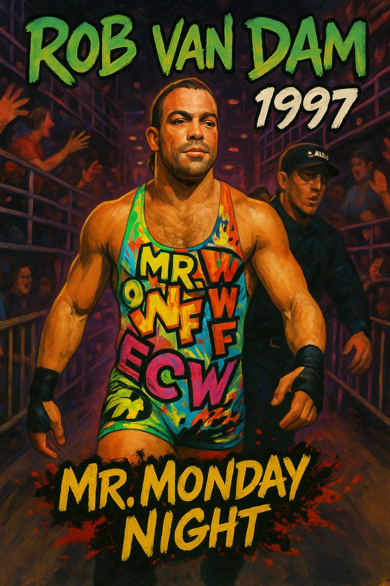 TheMessiahOmen's tweet image. The first part of my @TherealRVD evolution series.

#RVD #RobVanDam #ECW #WWE