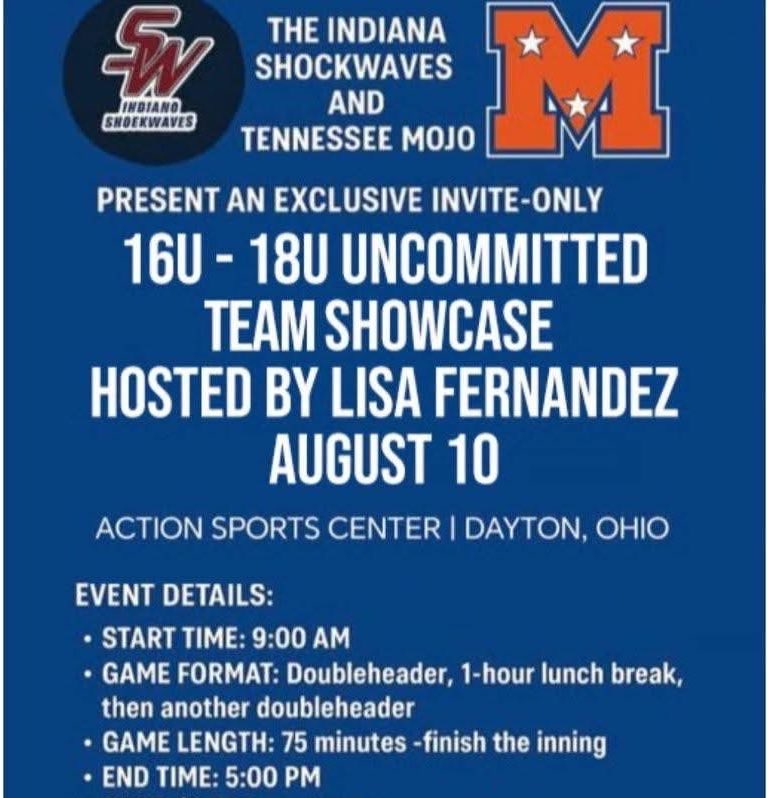 Charlotte Schrand-2030 (@cschrand2030) on Twitter photo Excited to have the opportunity to be a part of this tomorrow. <a href="/OhioStateSB/">Ohio State Softball</a> <a href="/UCLASoftball/">UCLA Softball</a> <a href="/NDsoftball/">Notre Dame Softball</a> <a href="/PurdueSoftball/">Purdue Softball</a> <a href="/IndianaSB/">Indiana Softball</a> <a href="/CoachMFrezzotti/">Magali Frezzotti</a> <a href="/2Ganeff/">Kris Ganeff</a> <a href="/CoachStanton/">Shonda Stanton</a> <a href="/Coach2K_OSU/">Kirin Kumar</a> <a href="/Mojo_West2030/">TN Mojo-West 2030</a> Excited to have the opportunity to be a part of this tomorrow. <a href="/OhioStateSB/">Ohio State Softball</a> <a href="/UCLASoftball/">UCLA Softball</a> <a href="/NDsoftball/">Notre Dame Softball</a> <a href="/PurdueSoftball/">Purdue Softball</a> <a href="/IndianaSB/">Indiana Softball</a> <a href="/CoachMFrezzotti/">Magali Frezzotti</a> <a href="/2Ganeff/">Kris Ganeff</a> <a href="/CoachStanton/">Shonda Stanton</a> <a href="/Coach2K_OSU/">Kirin Kumar</a> <a href="/Mojo_West2030/">TN Mojo-West 2030</a>