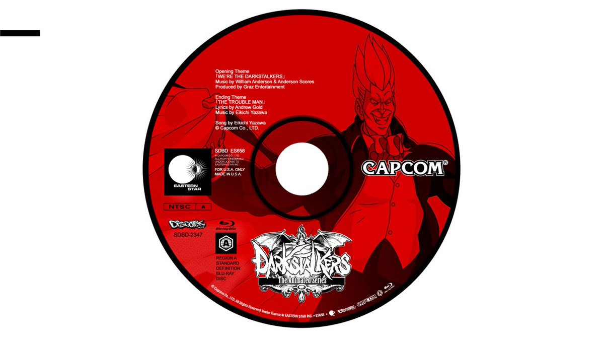 discotekmedia's tweet image. Darkstalkers has gotten new art for the Blu-ray, taking inspiration from various Darkstalkers game artwork.