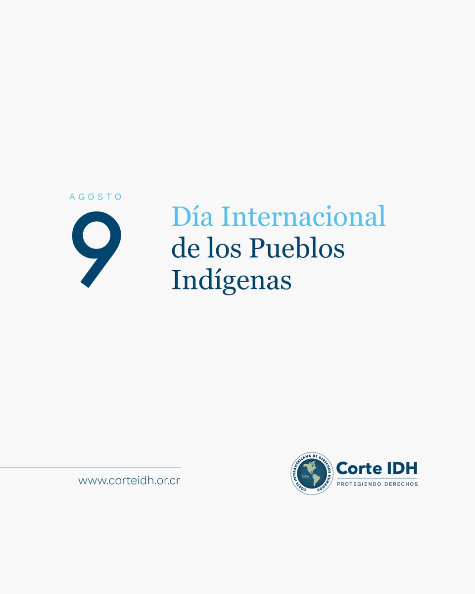 🌿 En el Día Internacional de los Pueblos Indígenas, reconocemos la riqueza cultural, histórica y espiritual que los pueblos originarios aportan a nuestro continente.

A lo largo de los años, la Corte Interamericana ha desarrollado una jurisprudencia importante en la protección