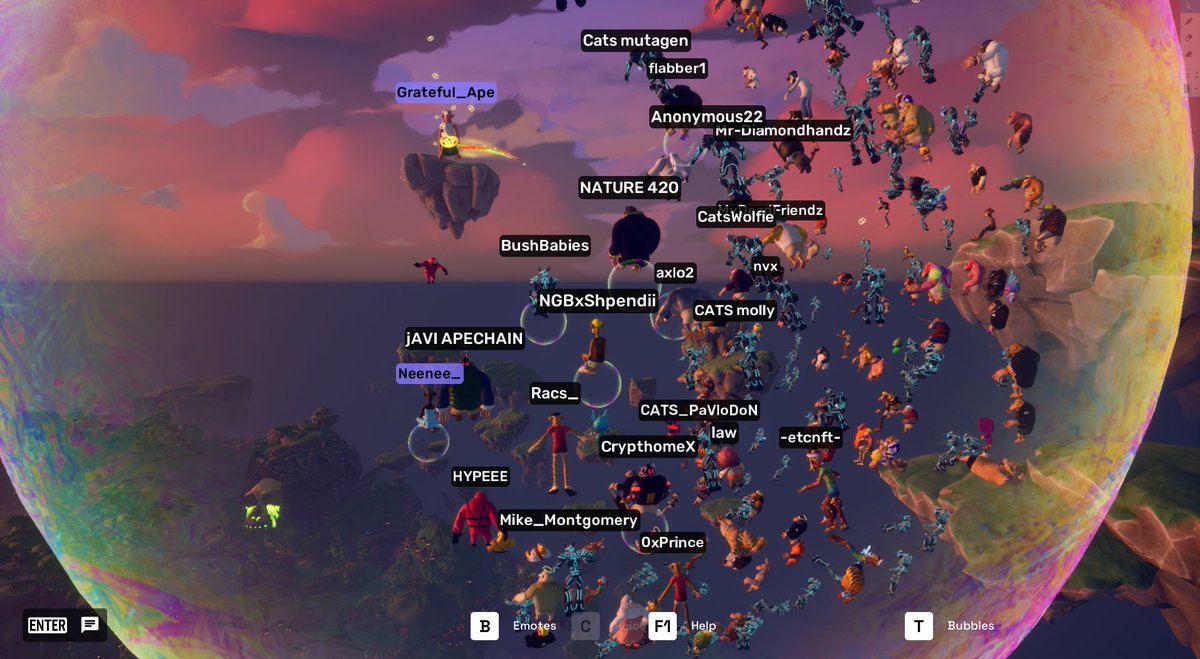 ngbshpend.eth 🍌 (@ngbxshpend) on Twitter photo Hundreds of geez, apes, kodas, meebs and voyagers all competing in a community made series of games.
Racing through the sky with 200 plus voyagers was my fav.
Bullish on <a href="/OthersideMeta/">Othersidemeta</a>
Bullish on <a href="/ApeChainHUB/">ApeChainHUB</a> Hundreds of geez, apes, kodas, meebs and voyagers all competing in a community made series of games.
Racing through the sky with 200 plus voyagers was my fav.
Bullish on <a href="/OthersideMeta/">Othersidemeta</a>
Bullish on <a href="/ApeChainHUB/">ApeChainHUB</a>