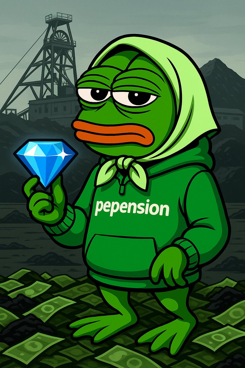 Gem for life: $PEPENSION
CA: T1Hf5w9772oCkp8cnhoSdKdfjsKieVGEnDuNJeEpump