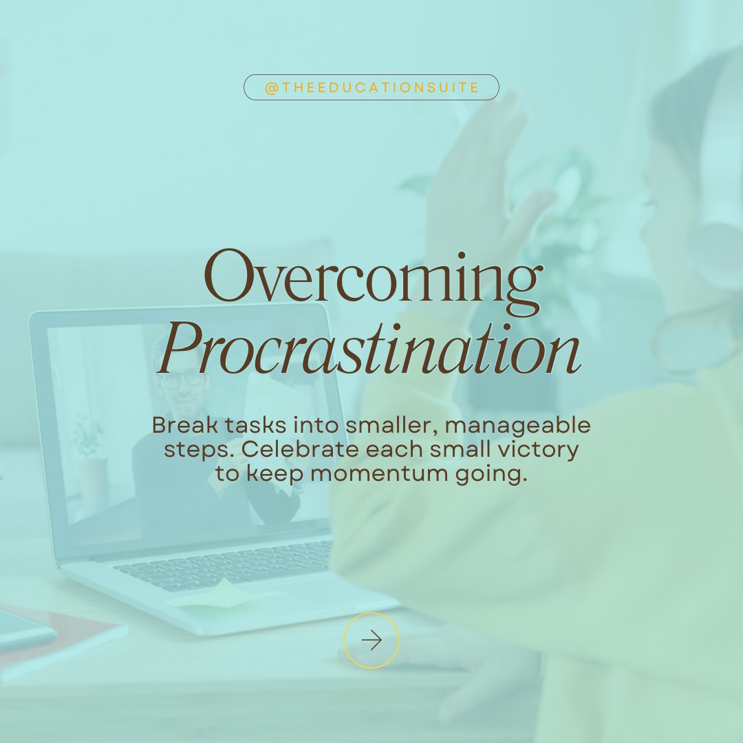 educationsuite's tweet photo. Procrastination steals time — and grades. 🕒 Here’s how to beat it. #StudyMotivation https://t.co/HkEcsdUp5E