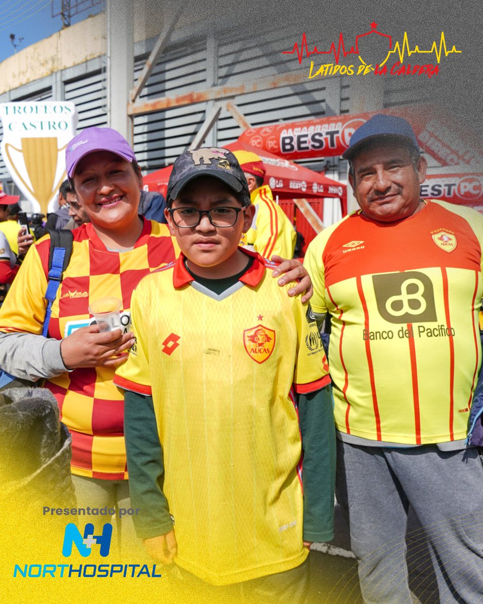 Aucas45's tweet image. 💛❤️ #LatidosDeLaCaldera ⚽️

Presentado gracias a NORTHOSPITAL 😉 

#NewSegment 
#SomosAucas 

💛❤️