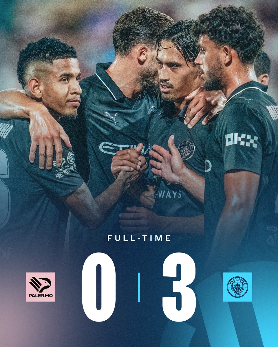 Manchester City (@mancity) on Twitter photo FULL-TIME | Winners 💪
🩷 0-3 🖤 FULL-TIME | Winners 💪
🩷 0-3 🖤
