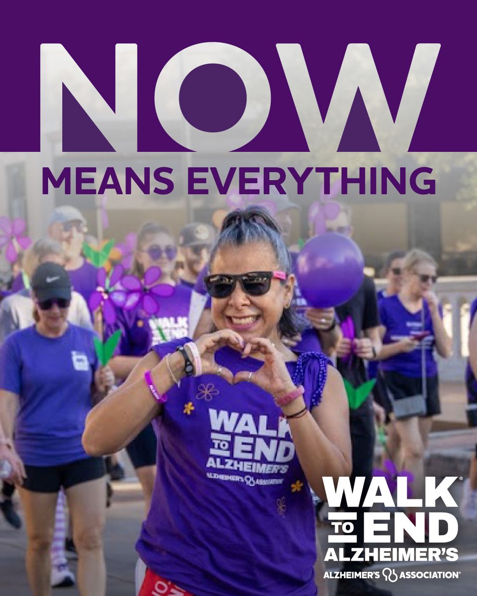 In the fight against Alzheimer’s, now is the moment we’ve been waiting for. With new treatments emerging in the fight against Alzheimer’s and all other dementia, now is the time for hope. Join a #Walk2EndAlz in your community at alz.org/walk. #ENDALZ