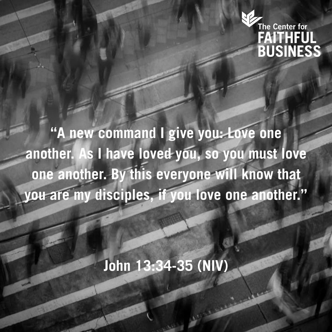 Reflect with us on this week's verse, John 13:34-35, as we look around us at our communities and connections.
