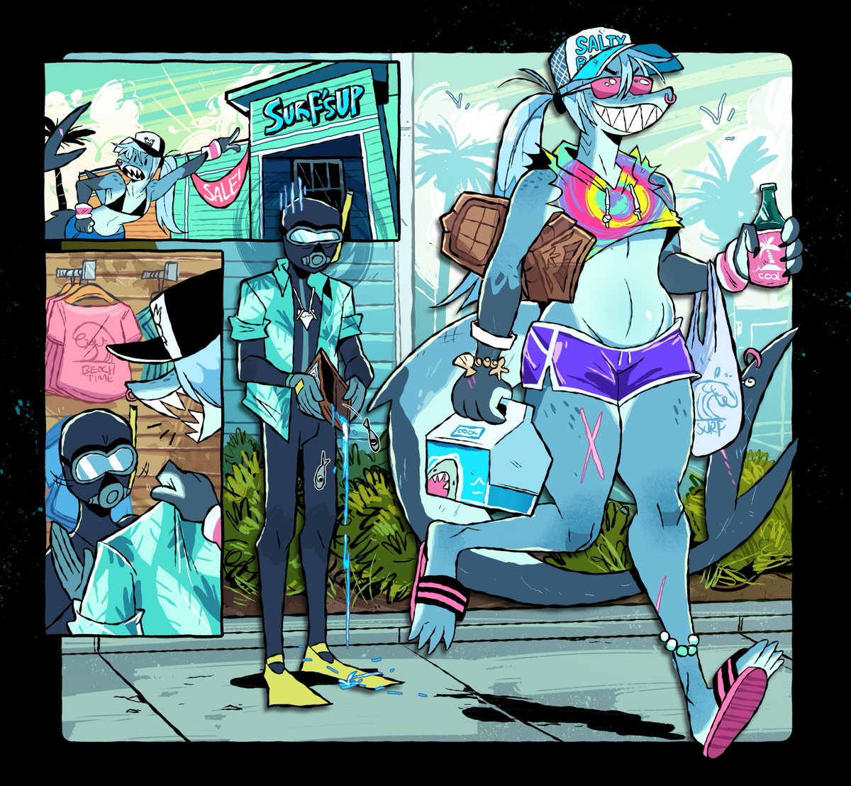 Shopping Frenzy featuring Jawlene