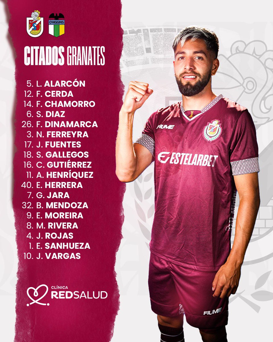 CD La Serena Oficial (@cdls_oficial) on Twitter photo La guía de medios <a href="/RedSaludCChC/">RedSalud CChC</a> 📊
Estos son los datos relevantes para el encuentro de hoy frente a O’Higgins ⚽️💥
#SiempreAdelante La guía de medios <a href="/RedSaludCChC/">RedSalud CChC</a> 📊
Estos son los datos relevantes para el encuentro de hoy frente a O’Higgins ⚽️💥
#SiempreAdelante