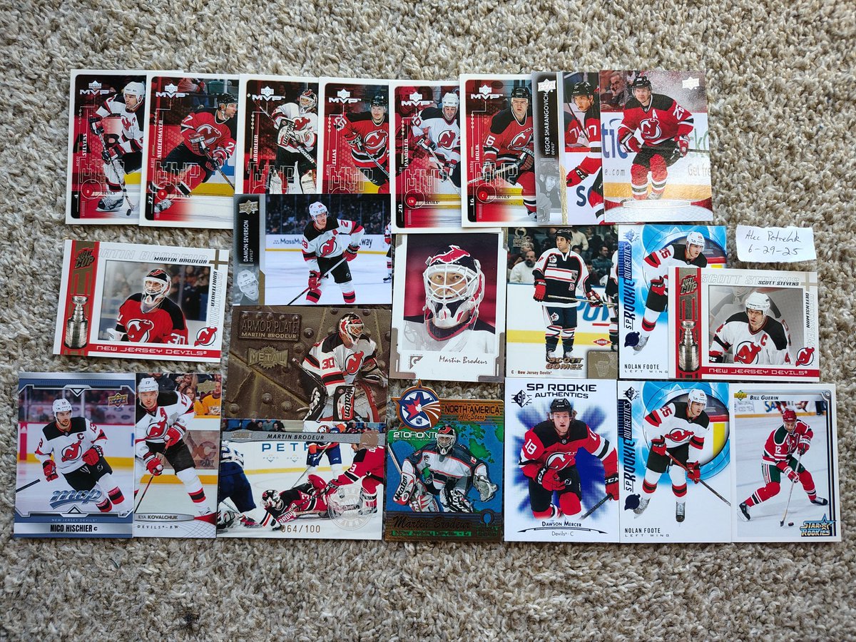 Alec Petrelak (@apetrelak) on Twitter photo #NJDevils - Martin Brodeur Award Winners Stamp 064/100, Metal Armor Plate (rough edges), inserts, rookies, etc. Lowest for the /100 I've seen is $45 OBO plus SH.
$45 USD Shipped BMWT for all
<a href="/ILOVECOLLECTING/">I❤️COLLECTINGCARDS</a>
@thehobby247 #NJDevils - Martin Brodeur Award Winners Stamp 064/100, Metal Armor Plate (rough edges), inserts, rookies, etc. Lowest for the /100 I've seen is $45 OBO plus SH.
$45 USD Shipped BMWT for all
<a href="/ILOVECOLLECTING/">I❤️COLLECTINGCARDS</a>
@thehobby247