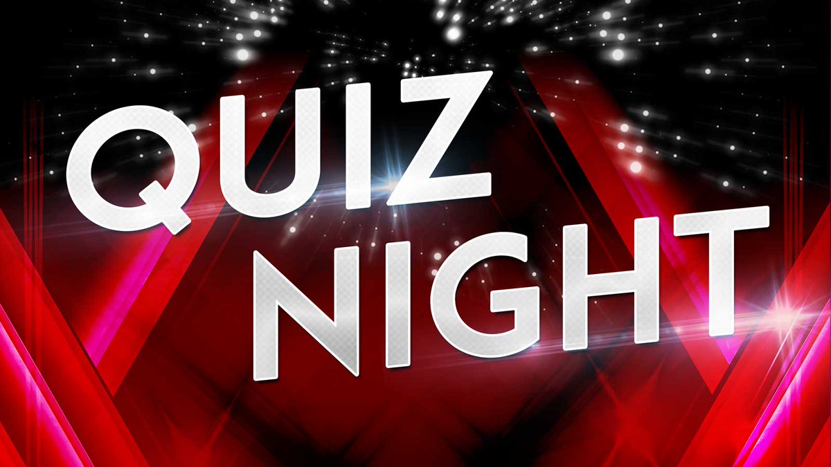Have you booked your table for tomorrow's quiz night yet?

As well as all of our normal prizes, you can also win £300 on our snowball eliminator.

We'll be kicking the quiz off at 6 PM for a night full of fun, laughs, and friendly competition! We'll see you there!

#QuizNight
