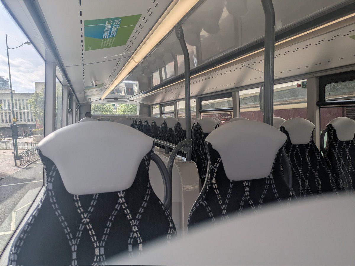 Headed up to Sutton Coldfield today for the Bull trial....

Opted for Arrivas 110 so I could finally try out the ADL "seed" vehicle. 🚌

Very impressed, comfortable, very fast. Better than BYDs on the city bodies which NX operates.