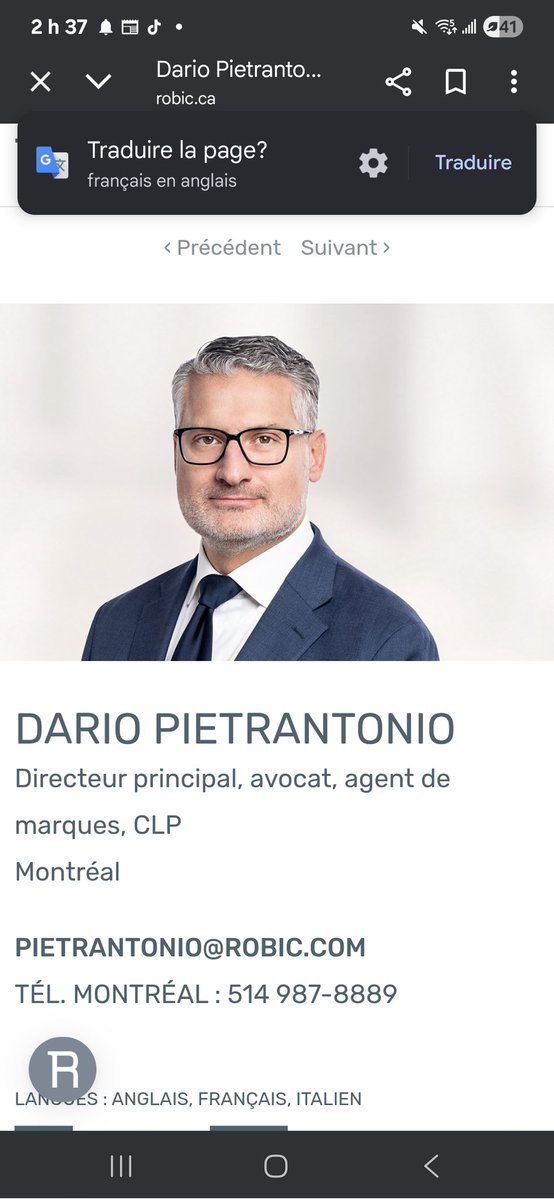 GhislainGh631's tweet photo. @WIPO CEO of Robic Law Offices &amp; Patent Agent DARIO PIETRANTONIO and ADAM MIZERA confirmed in a sworn document dated April 22, 2025 that Robic fraudulently reproduced a duplicate of my file for the company INOVEX CONSEILS; they fraudulently resold my duplicate HITACHI files. https://t.co/61oPd4qpwW